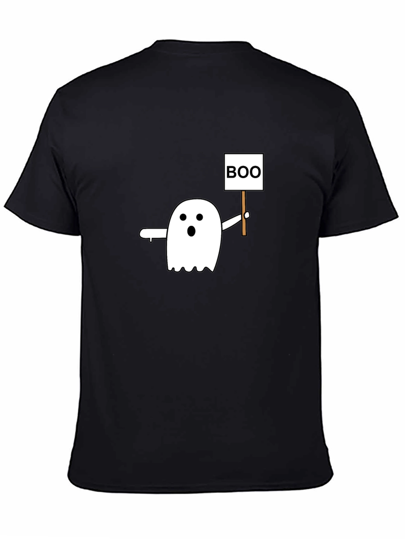 Boo Ghost Graphic Tee - Halloween T-Shirt