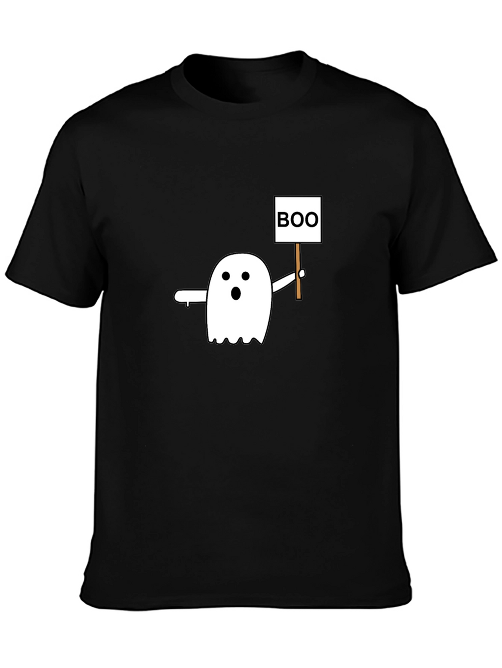 Boo Ghost Graphic Tee - Halloween T-Shirt