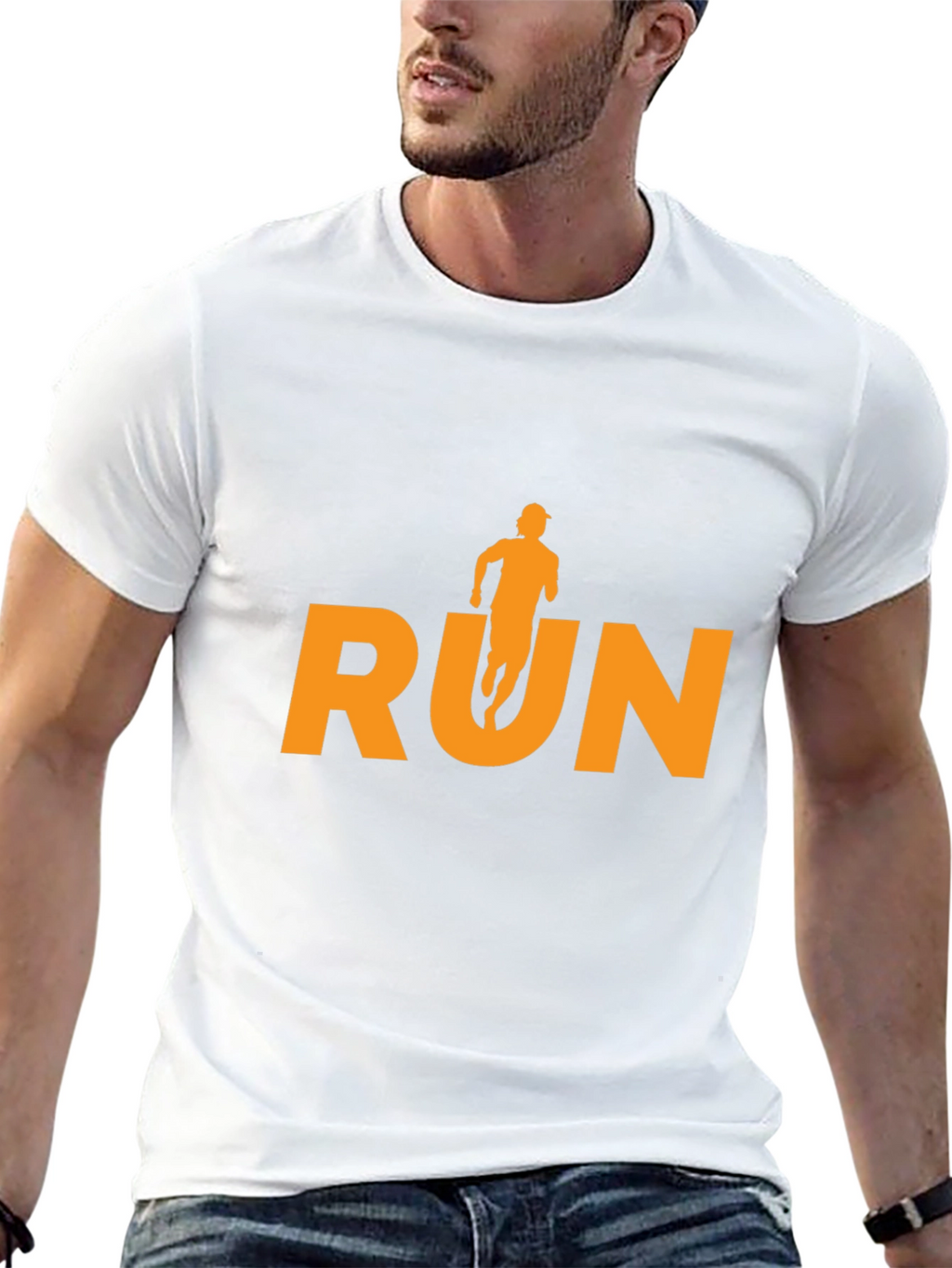 Run Graphic Tee - Stylish Athlete Shirt