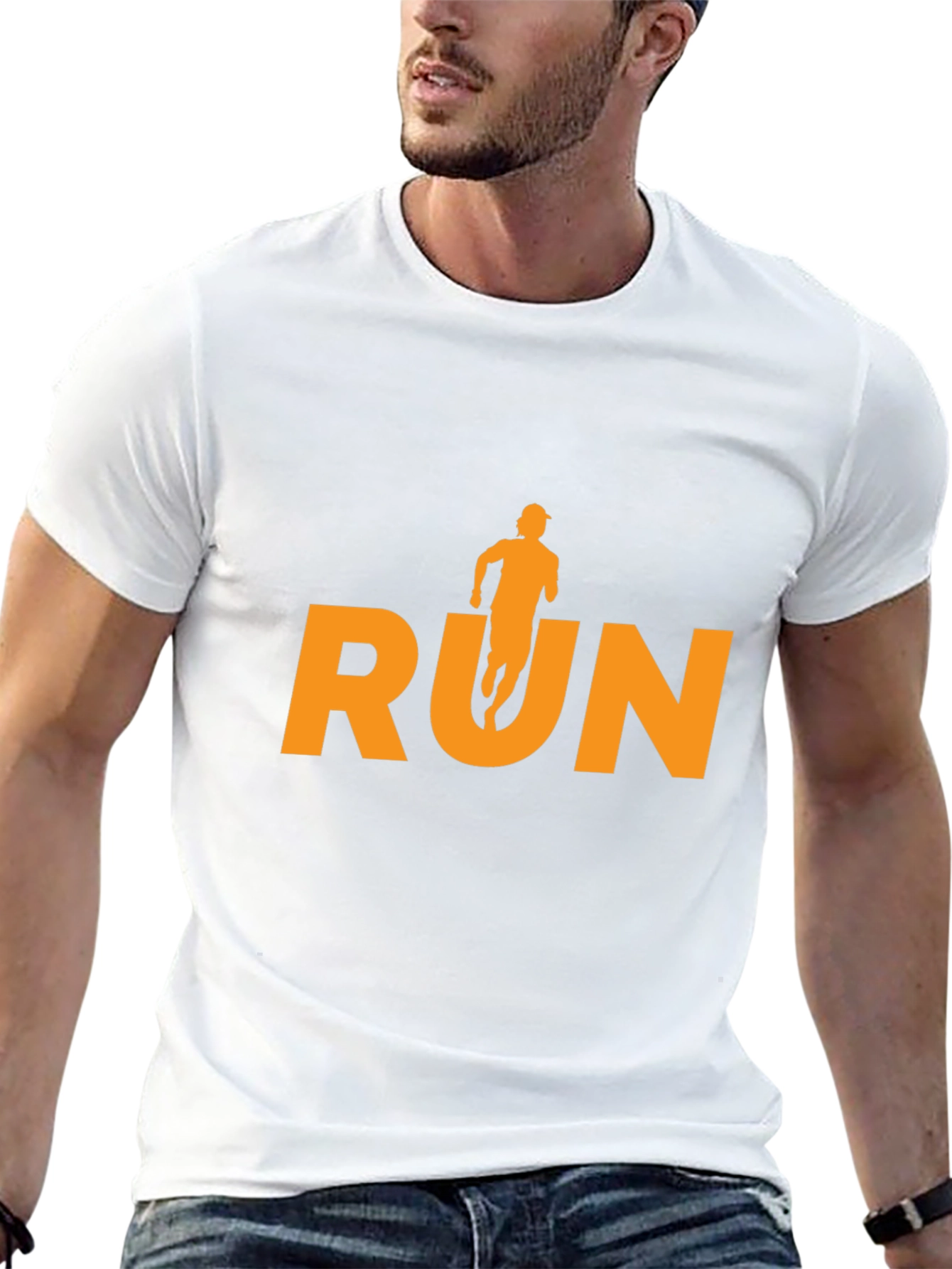 Run Graphic Tee - Stylish Athlete Shirt