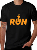 Run Graphic Tee - Stylish Athlete Shirt