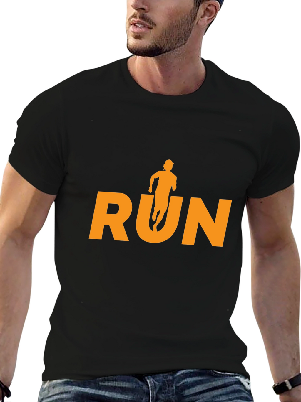 Run Graphic Tee - Stylish Athlete Shirt