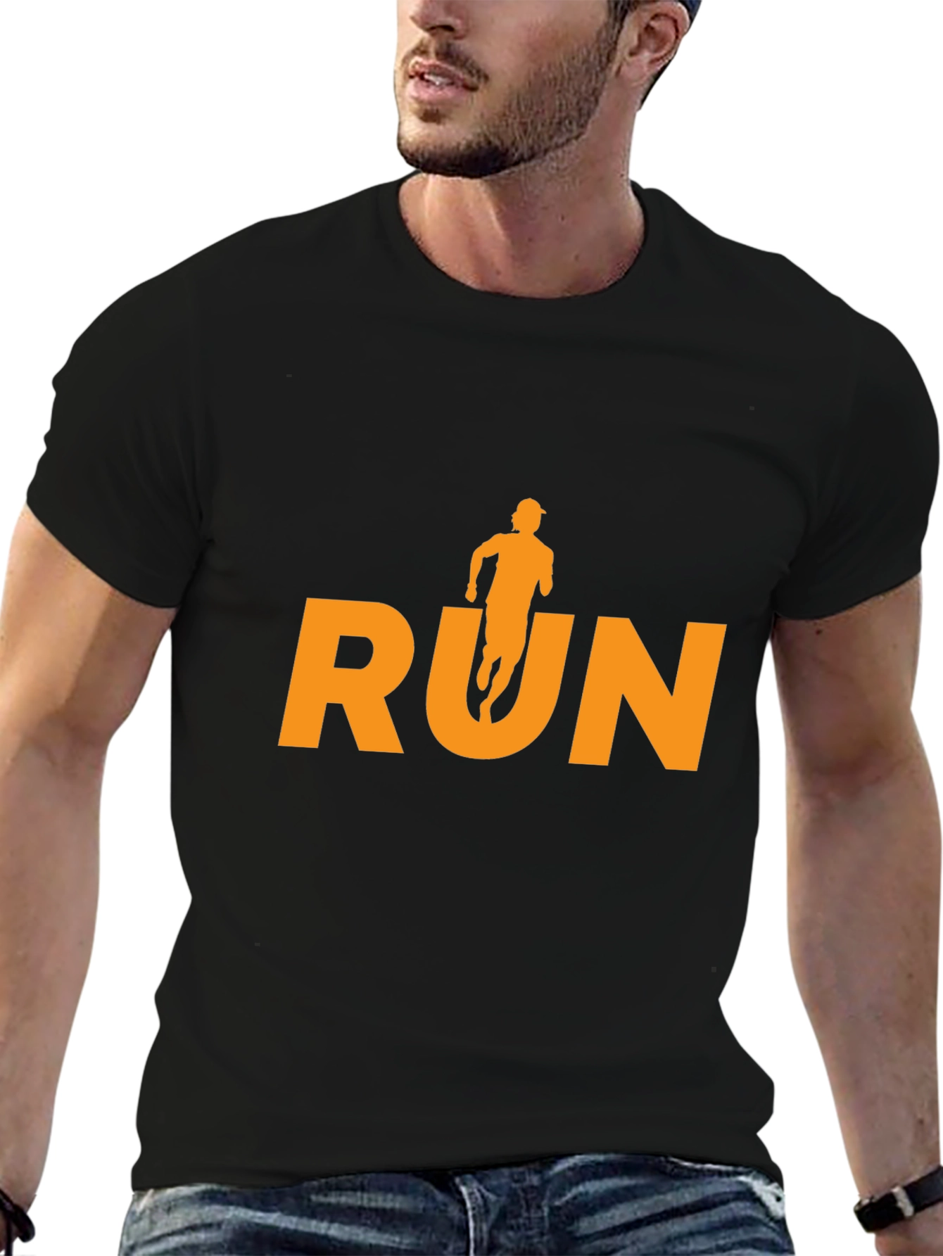 Run Graphic Tee - Stylish Athlete Shirt