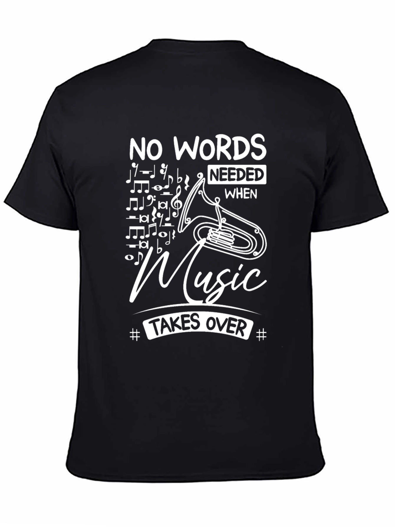 Music Lover T-Shirt - No Words Needed Musical Tee