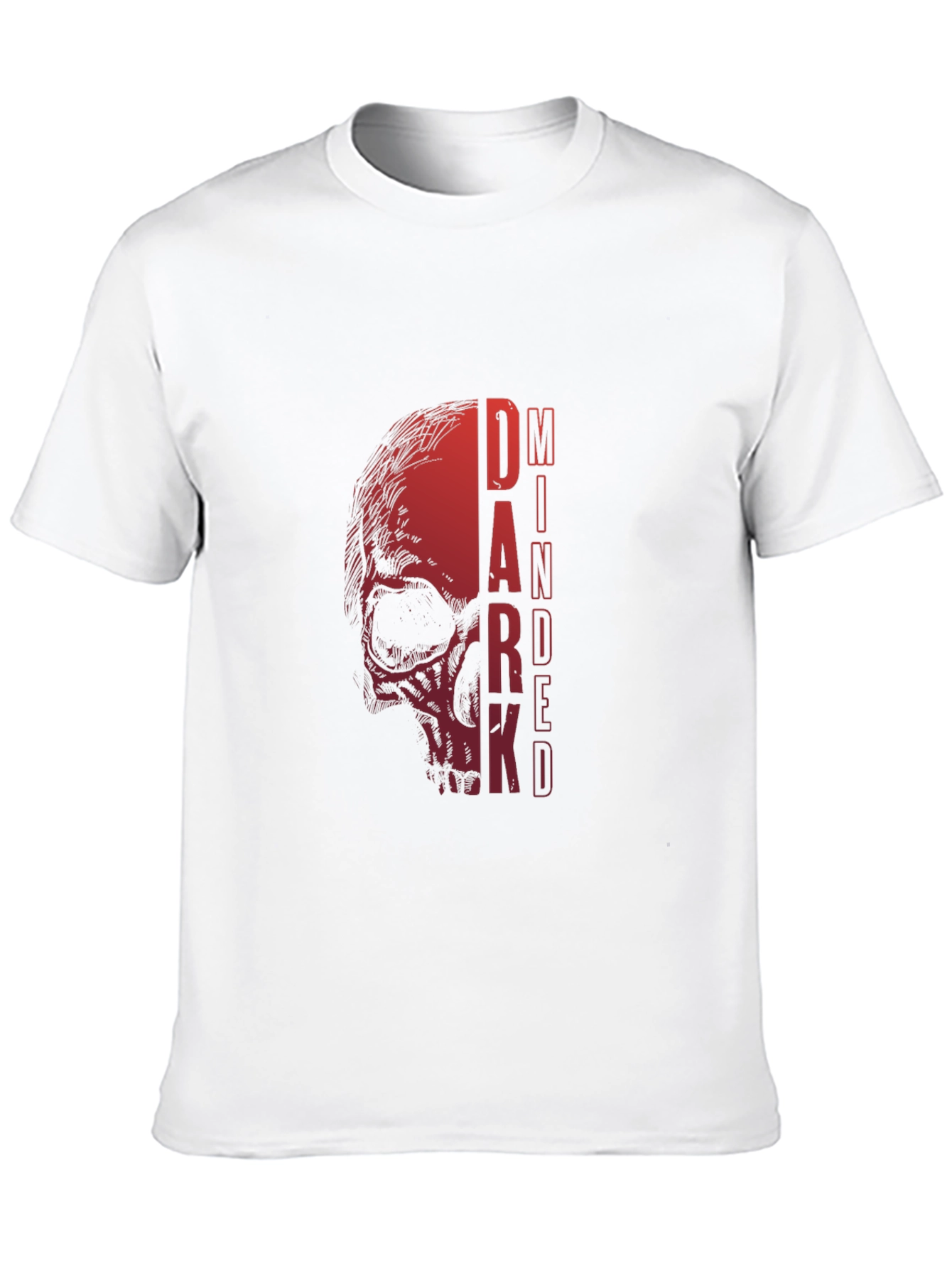 Dark Minded Skull Graphic T-Shirt