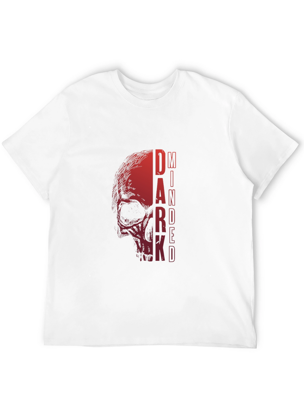 Dark Minded Skull Graphic T-Shirt