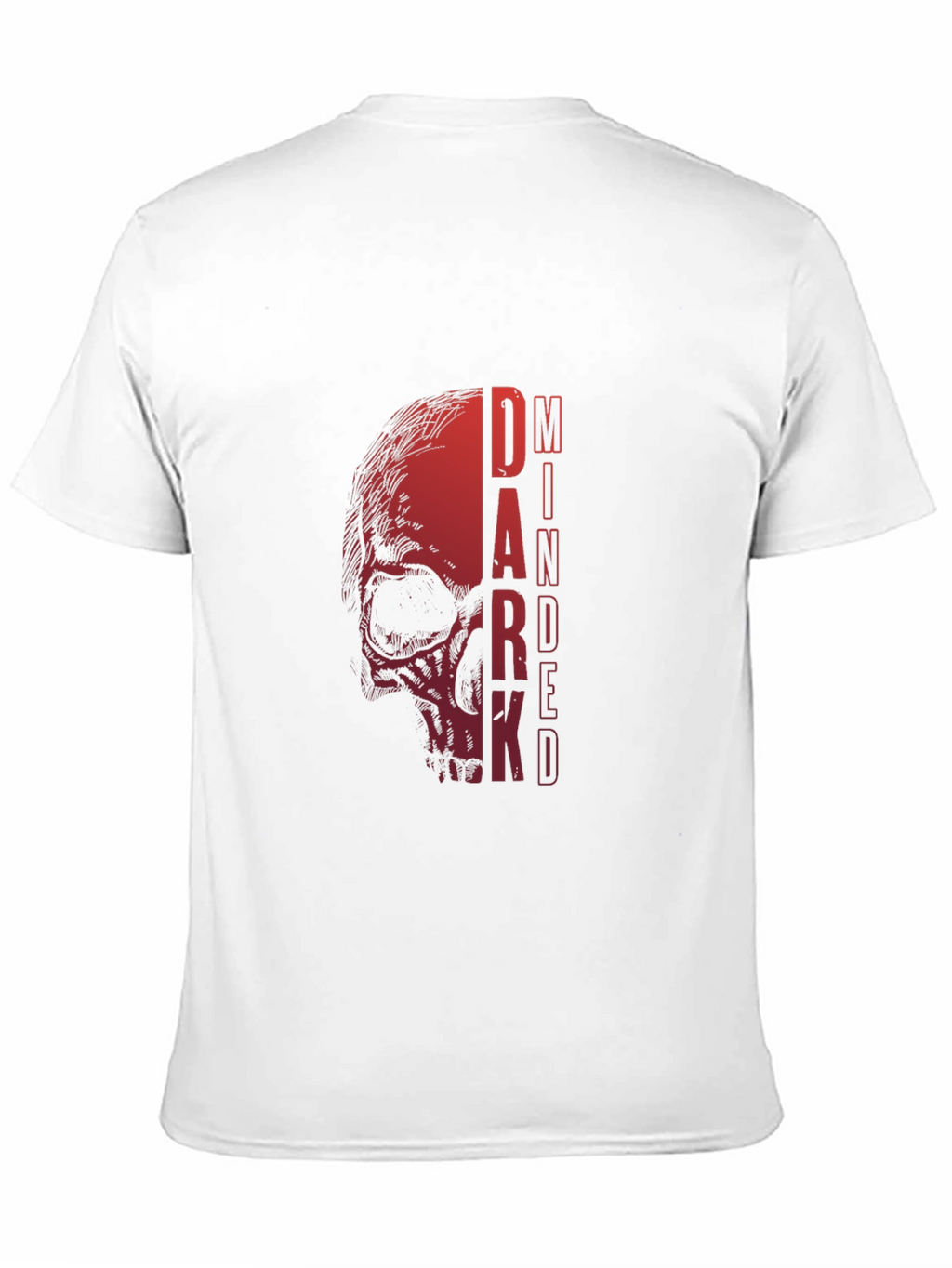 Dark Minded Skull Graphic T-Shirt