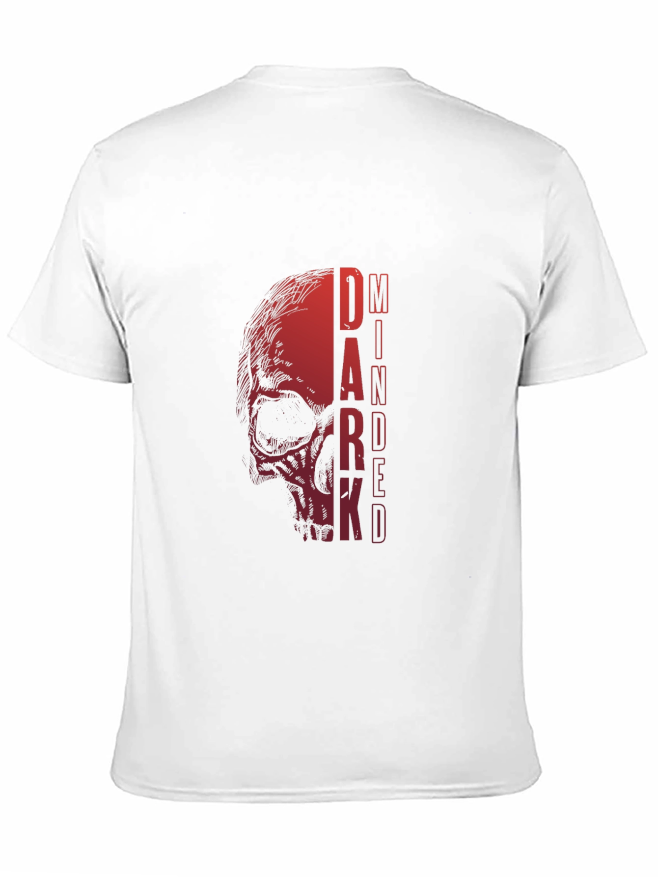 Dark Minded Skull Graphic T-Shirt