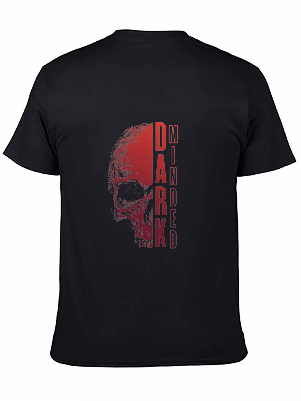 Dark Minded Skull Graphic T-Shirt