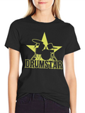 Drumstar Graphic T-Shirt - Musician Tee