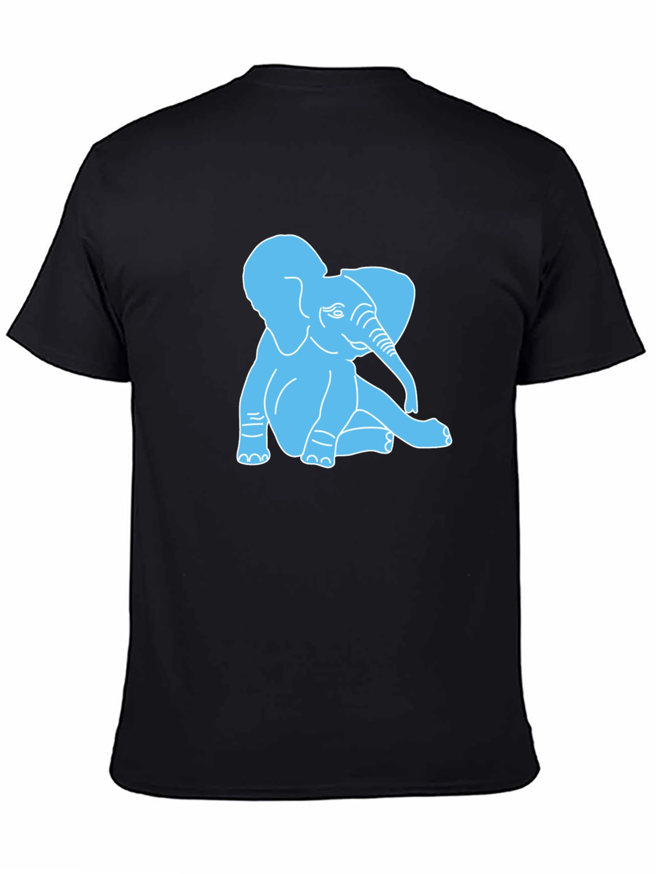 Cute Elephant Graphic T-Shirt - Casual Cotton Tee