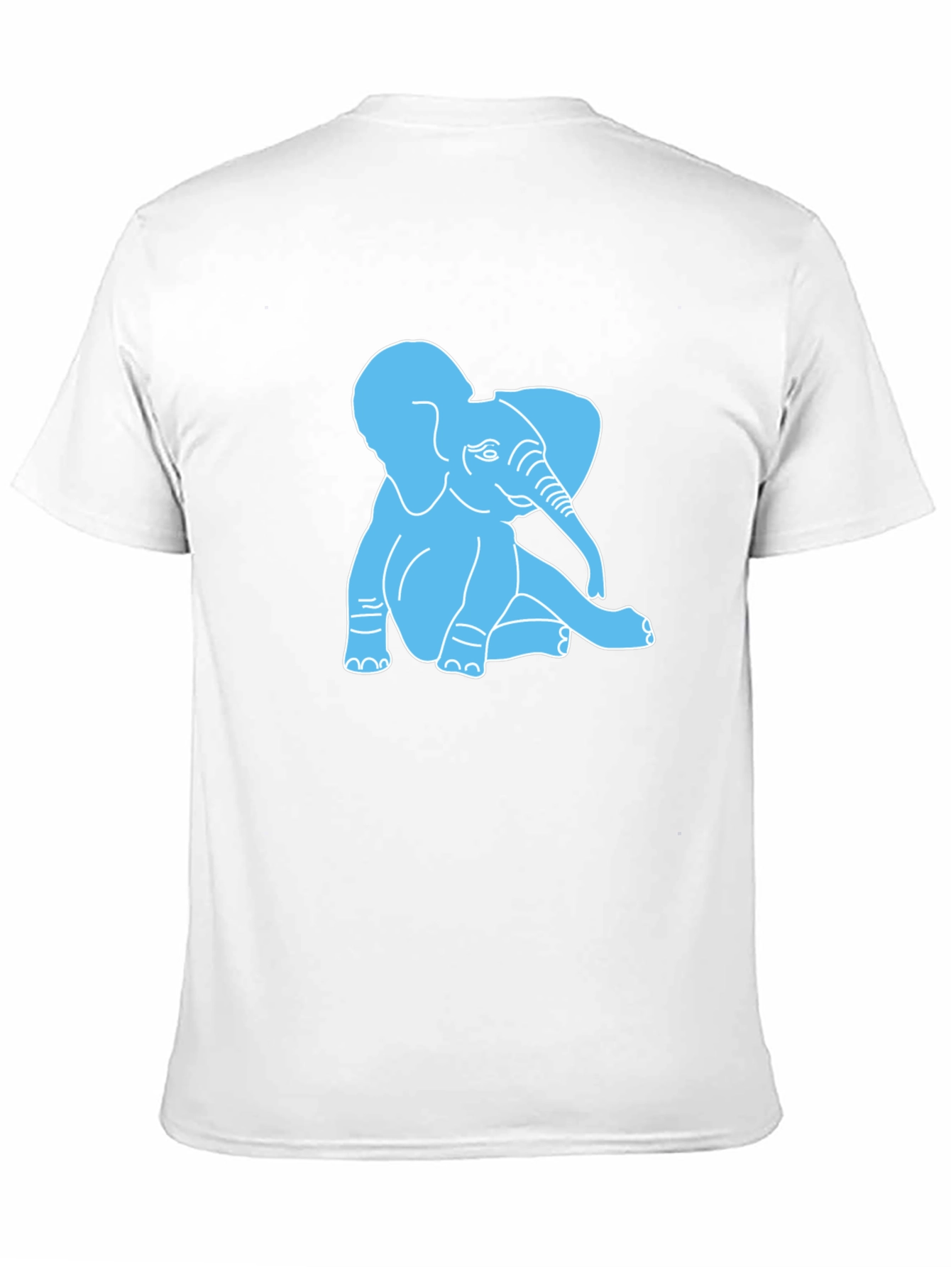 Cute Elephant Graphic T-Shirt - Casual Cotton Tee