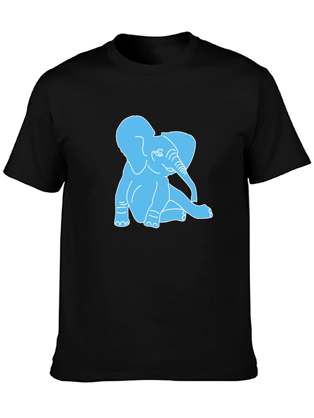 Cute Elephant Graphic T-Shirt - Casual Cotton Tee