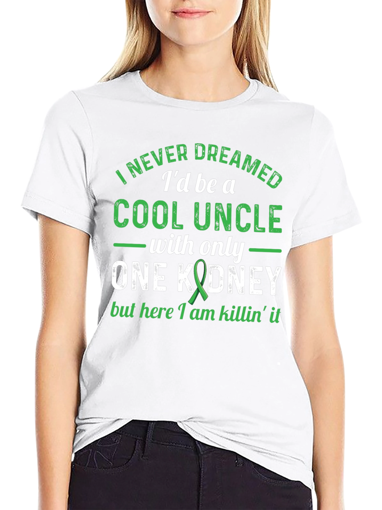 Cool Uncle One Kidney Awareness Graphic T-Shirt
