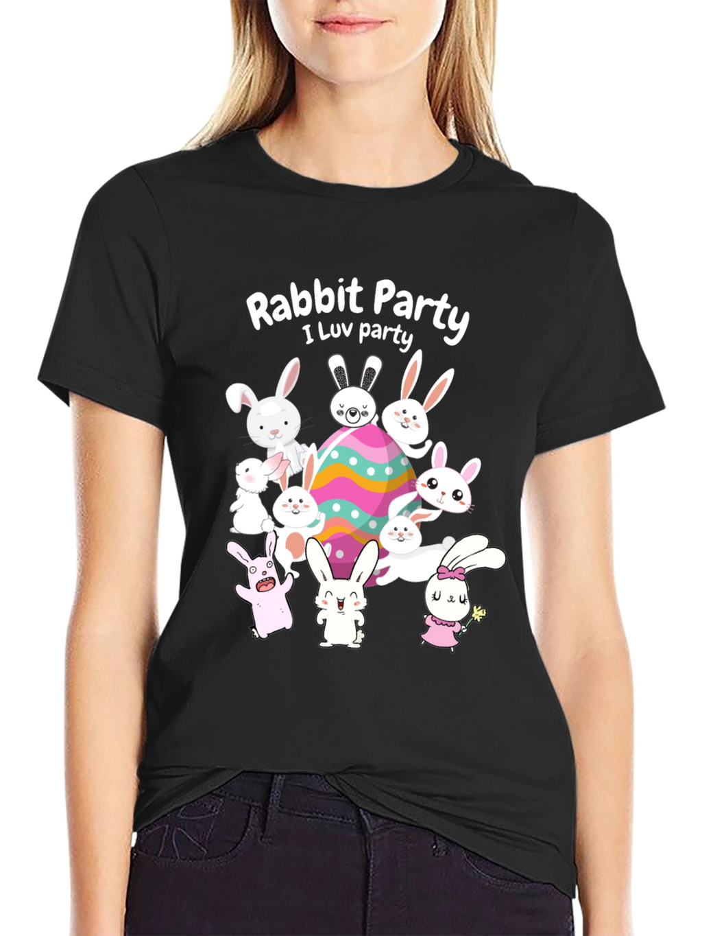 Rabbit Party Easter T-Shirt