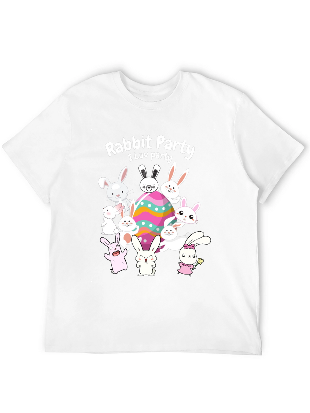 Rabbit Party Easter T-Shirt