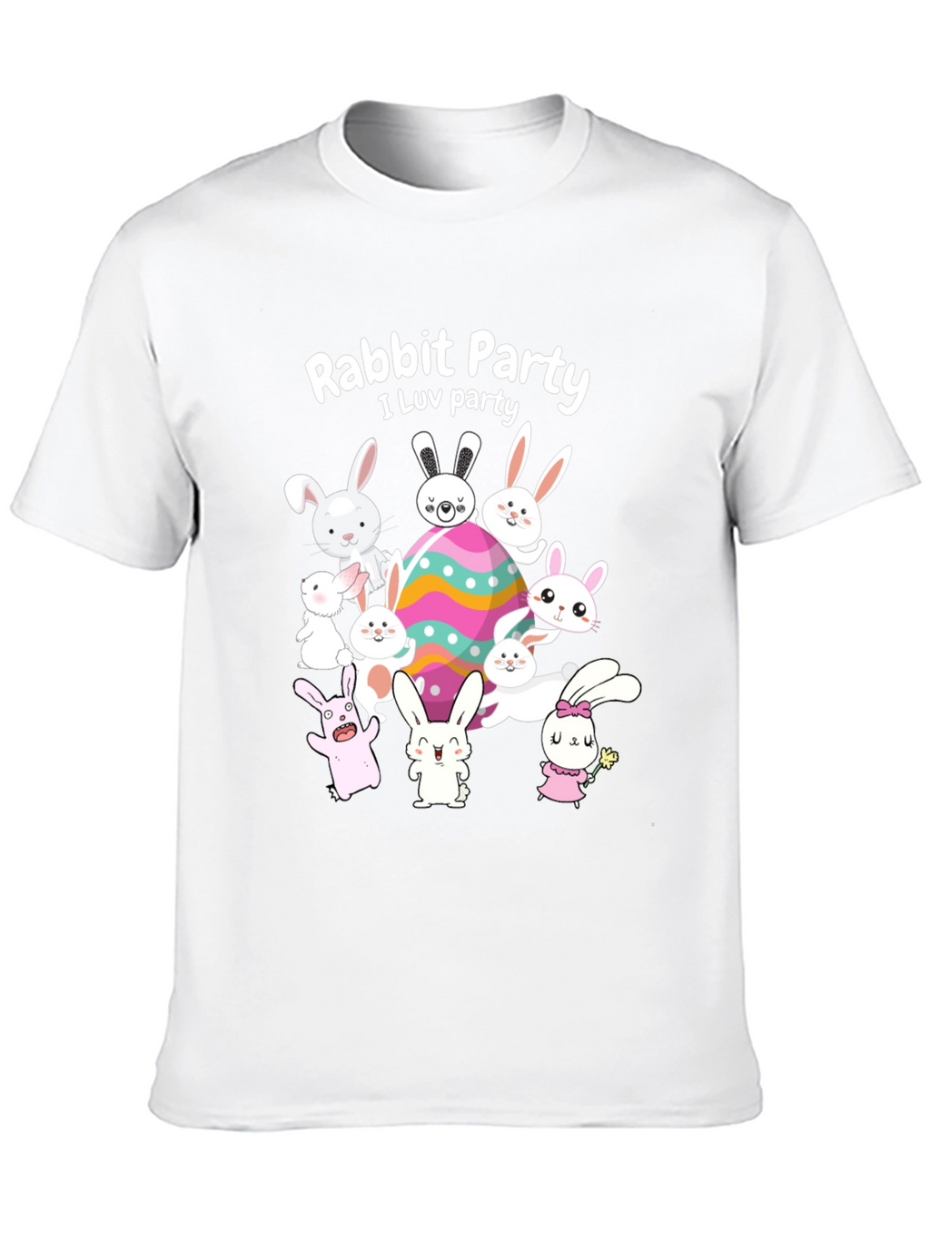 Rabbit Party Easter T-Shirt
