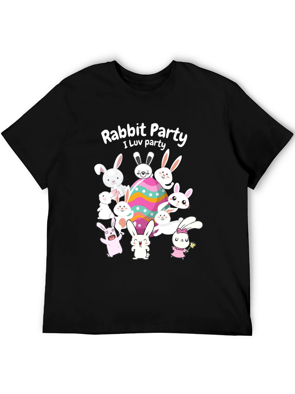 Rabbit Party Easter T-Shirt