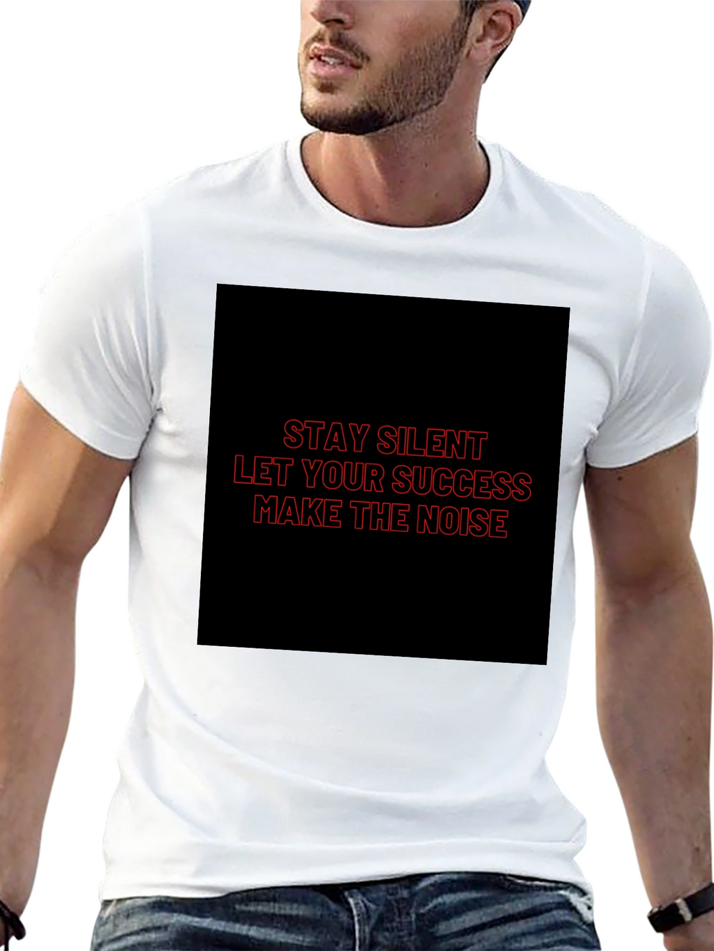 Motivational Stay Silent Graphic T-Shirt