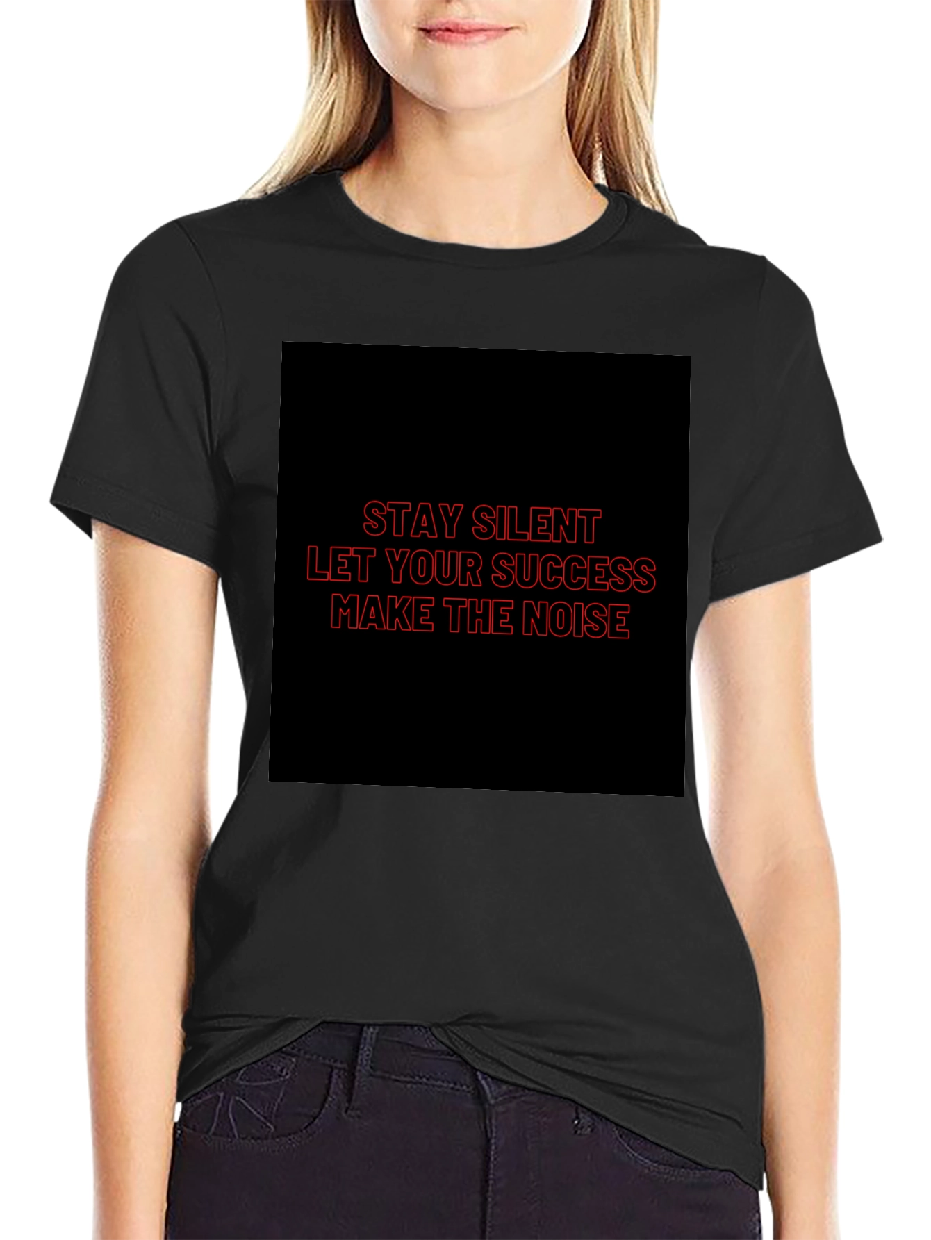Motivational Stay Silent Graphic T-Shirt