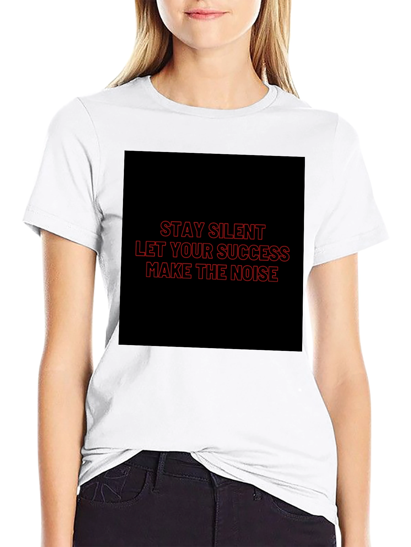 Motivational Stay Silent Graphic T-Shirt