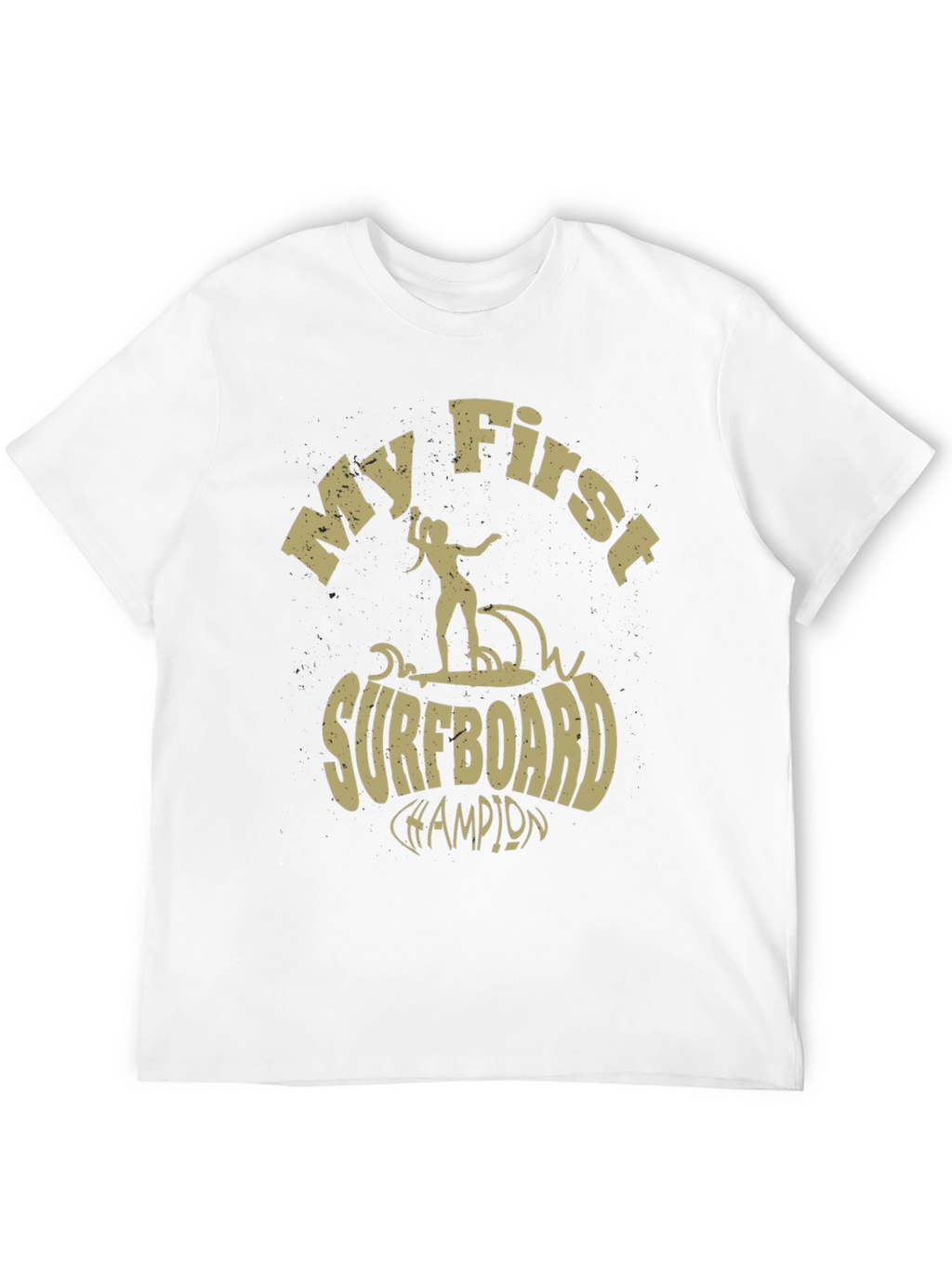 My First Surfboard Champion Black T-Shirt