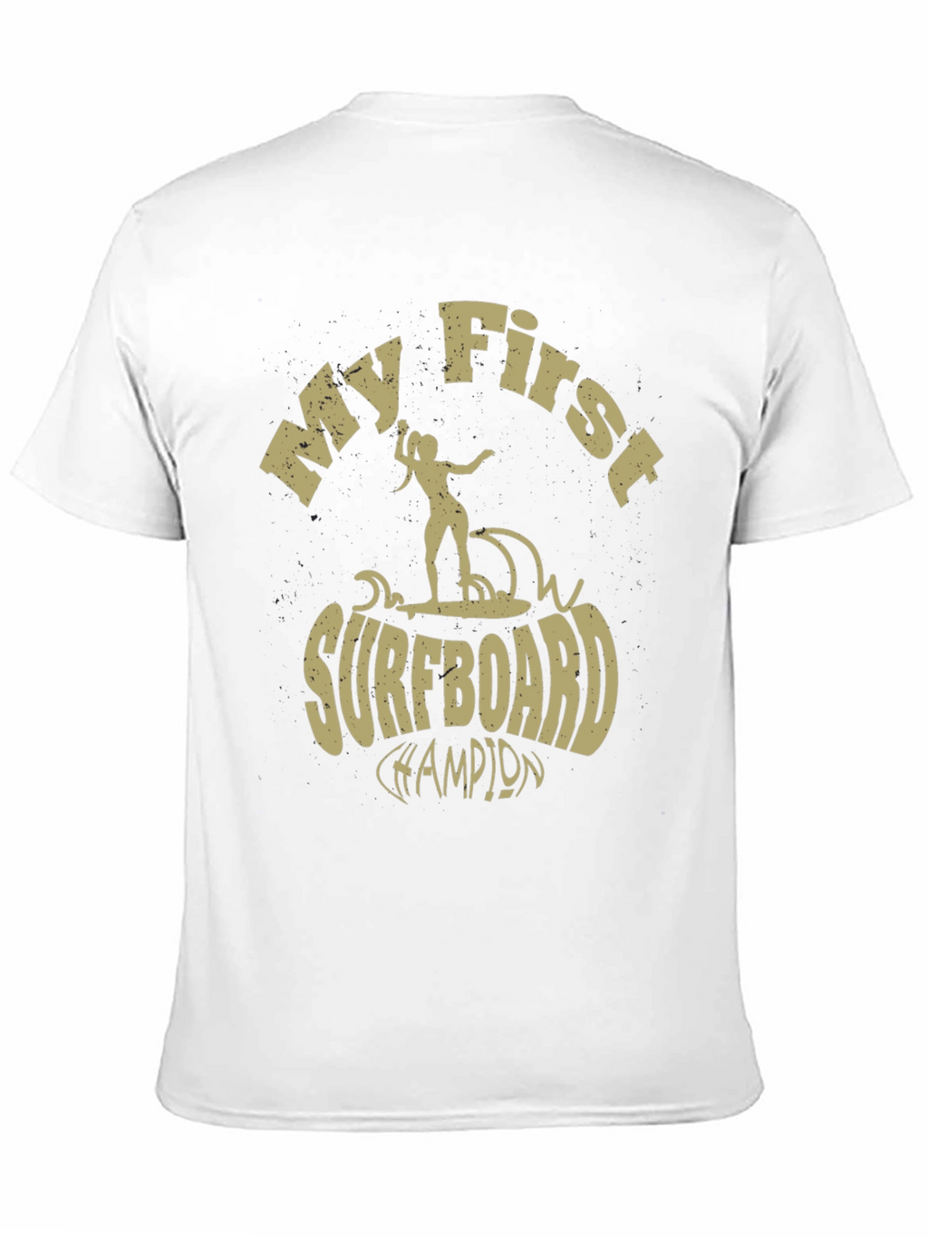 My First Surfboard Champion Black T-Shirt