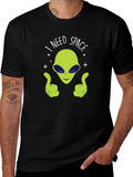 I Need Space Alien Graphic T-Shirt
