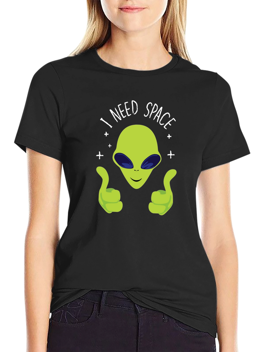 I Need Space Alien Graphic T-Shirt