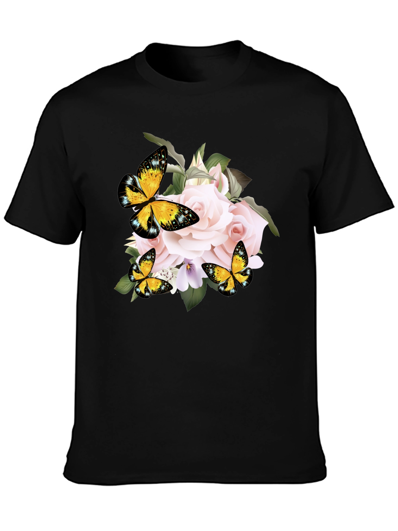 Floral Butterfly Graphic Tee