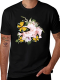 Floral Butterfly Graphic Tee