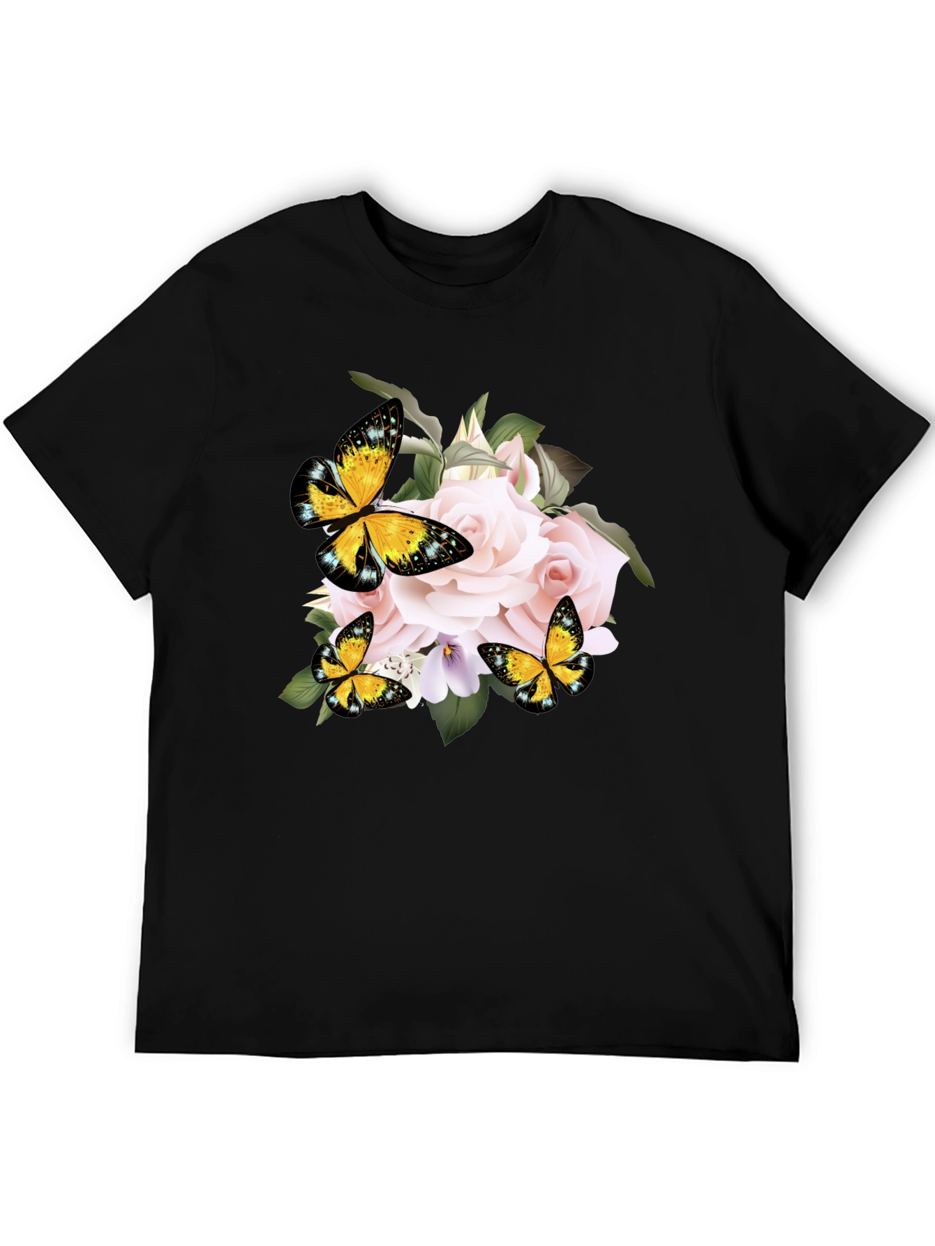 Floral Butterfly Graphic Tee