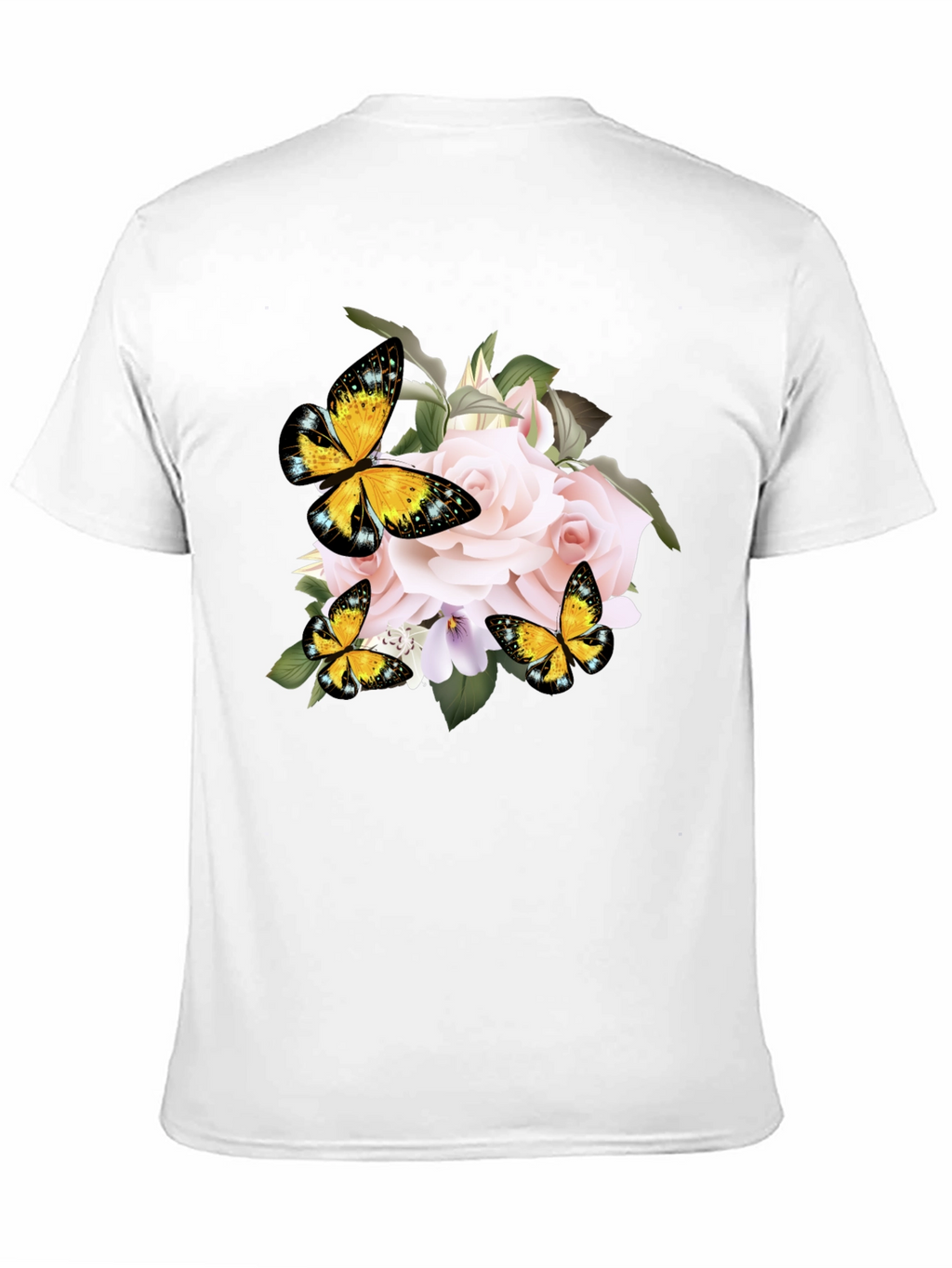 Floral Butterfly Graphic Tee