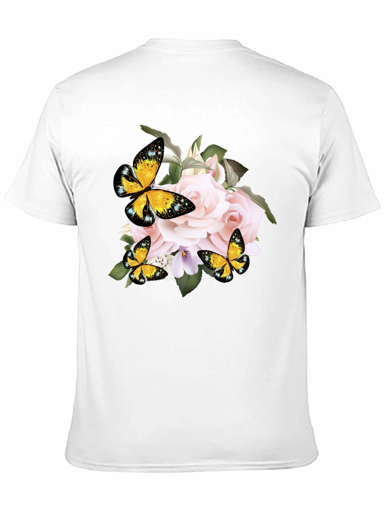 Floral Butterfly Graphic Tee
