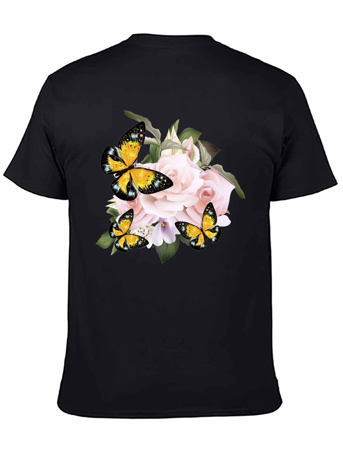 Floral Butterfly Graphic Tee