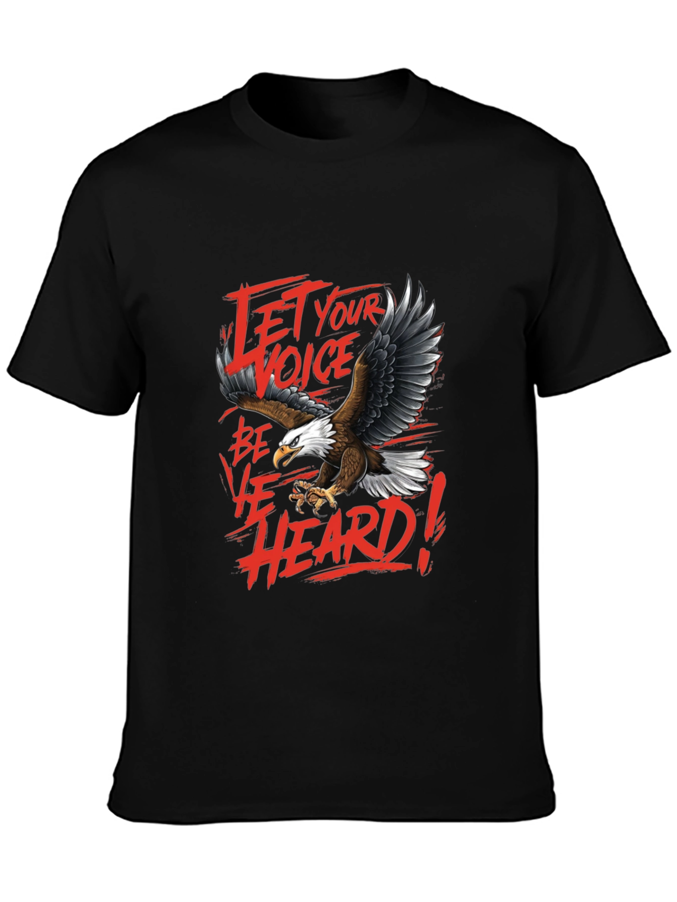Let Your Voice Be Heard Eagle Graphic Tee