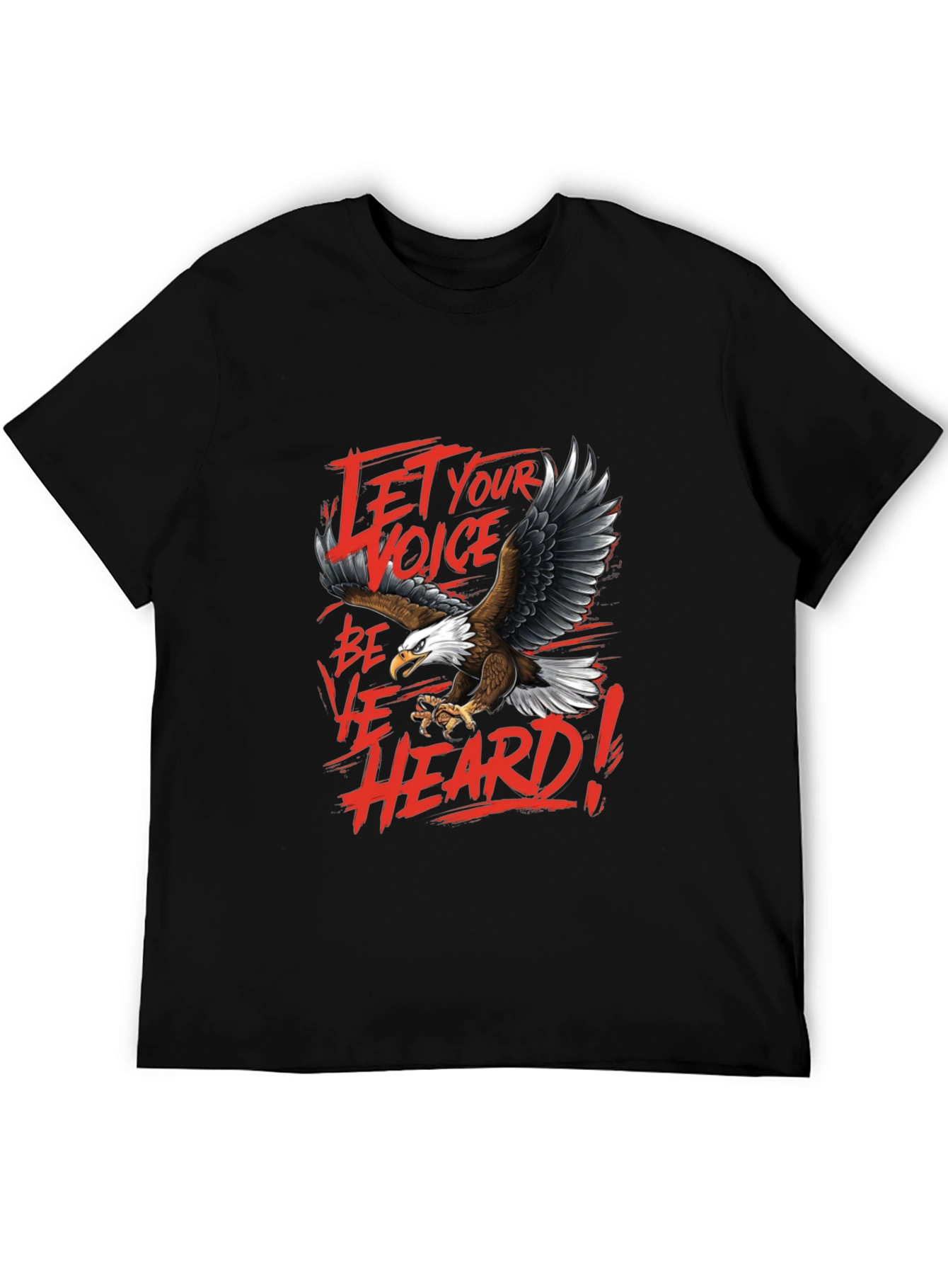 Let Your Voice Be Heard Eagle Graphic Tee
