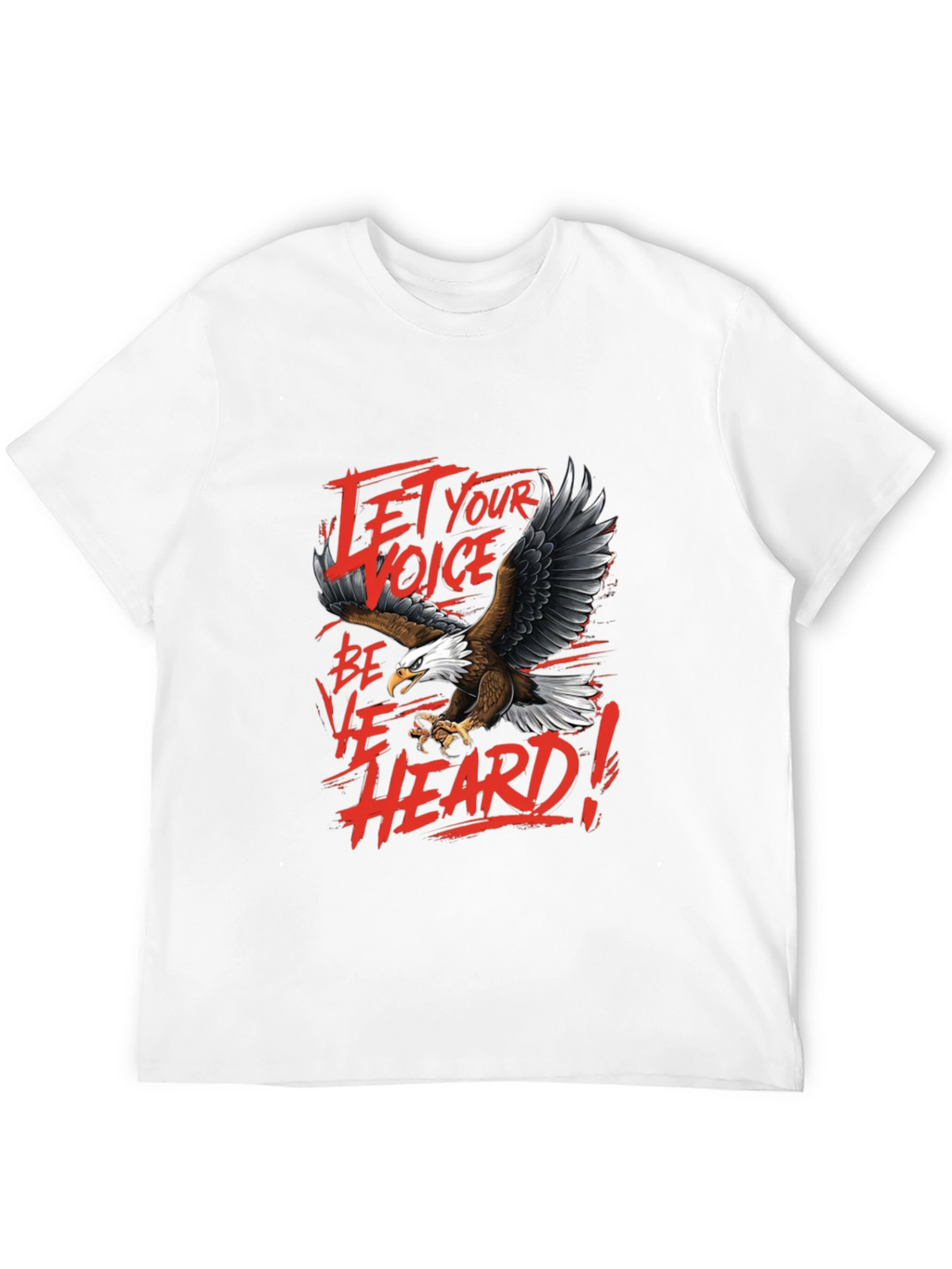 Let Your Voice Be Heard Eagle Graphic Tee