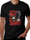 Let Your Voice Be Heard Eagle Graphic Tee