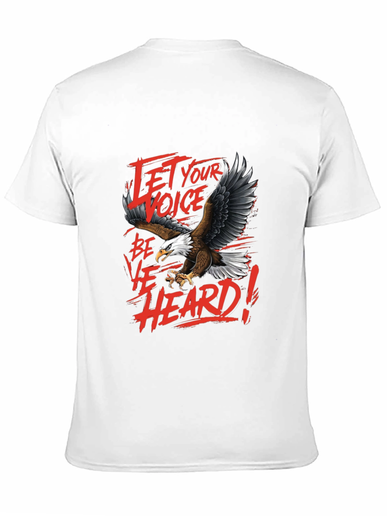 Let Your Voice Be Heard Eagle Graphic Tee
