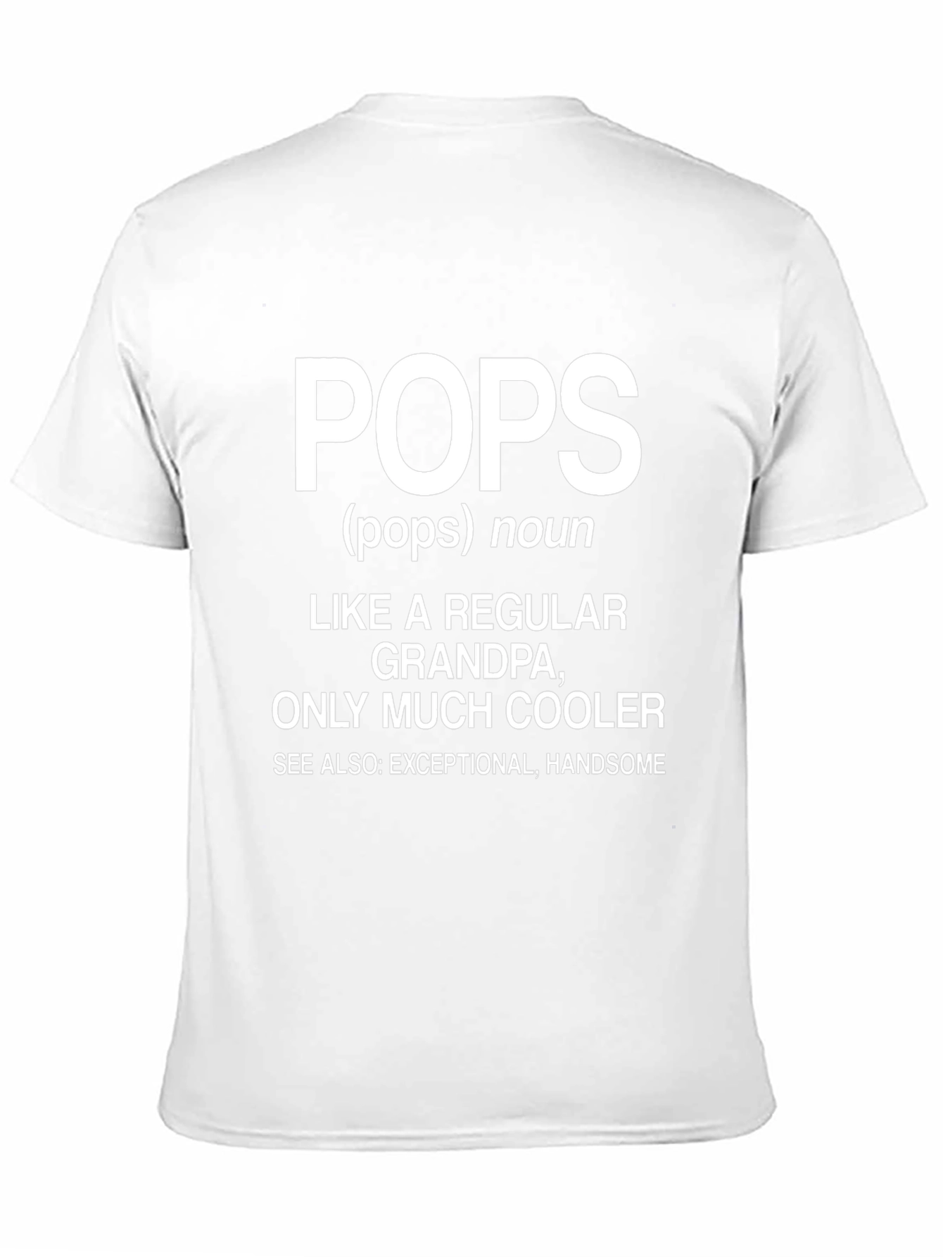Pops Definition T-Shirt: Cool Grandpa