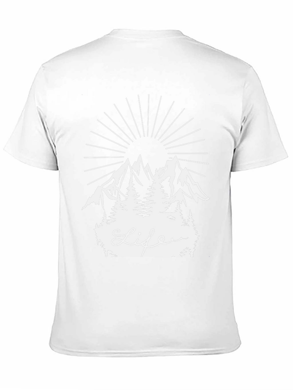 Nature Life Graphic Tee - Black