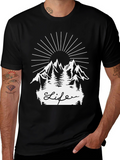 Nature Life Graphic Tee - Black