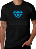 Pixel Art Diamond Tee - Classic Gamer Style