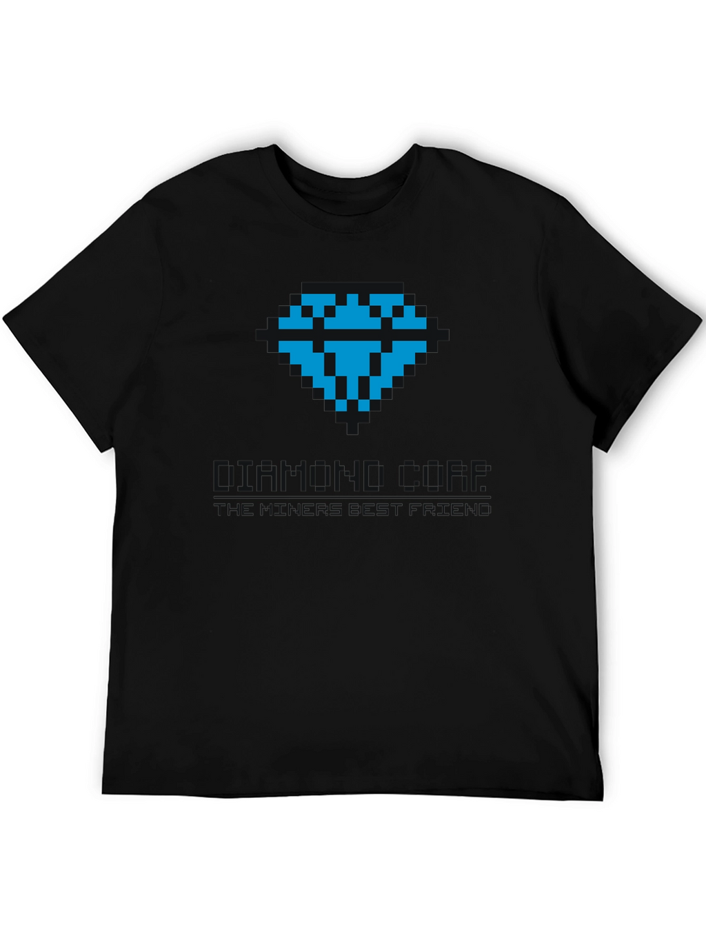 Pixel Art Diamond Tee - Classic Gamer Style