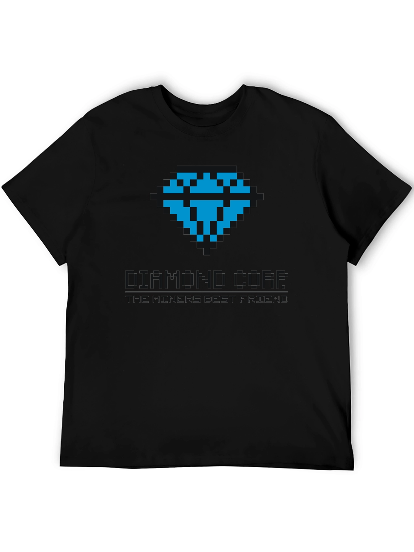Pixel Art Diamond Tee - Classic Gamer Style