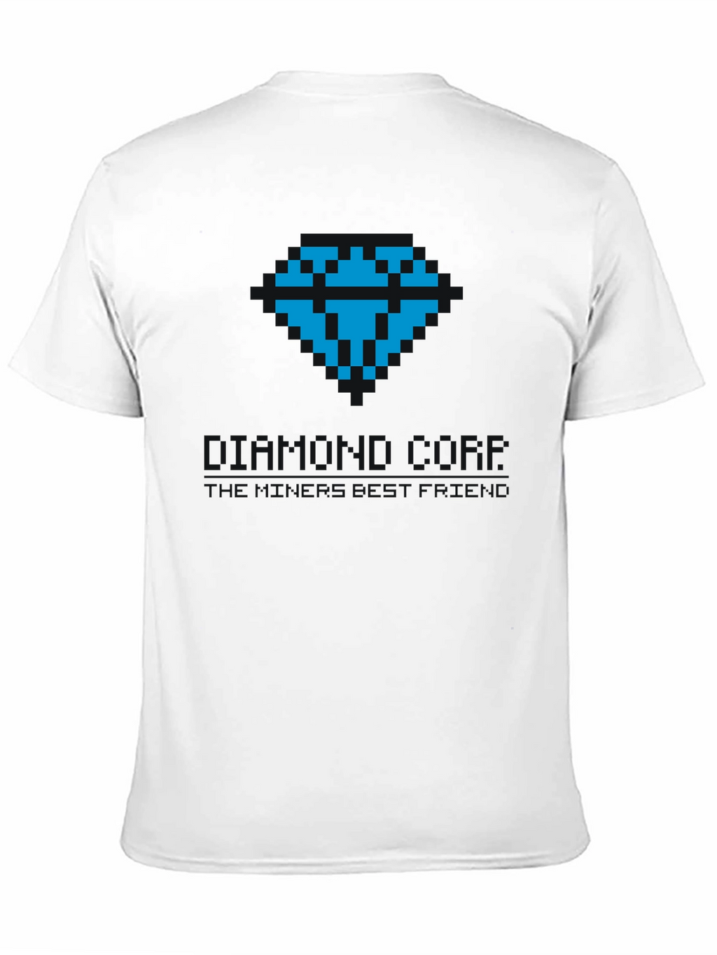 Pixel Art Diamond Tee - Classic Gamer Style