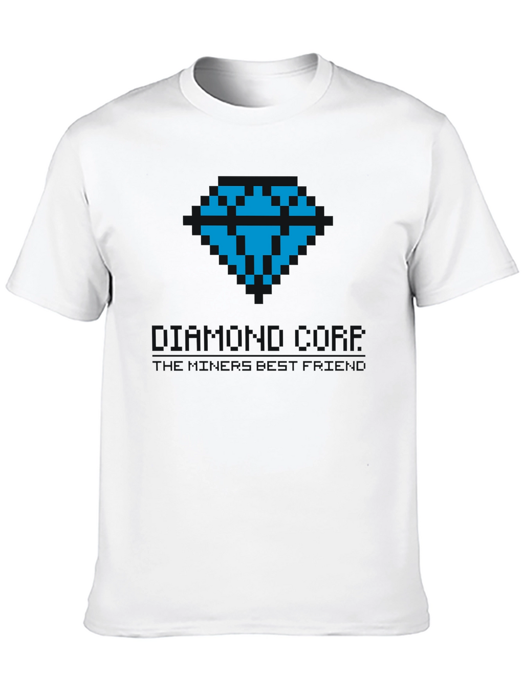 Pixel Art Diamond Tee - Classic Gamer Style