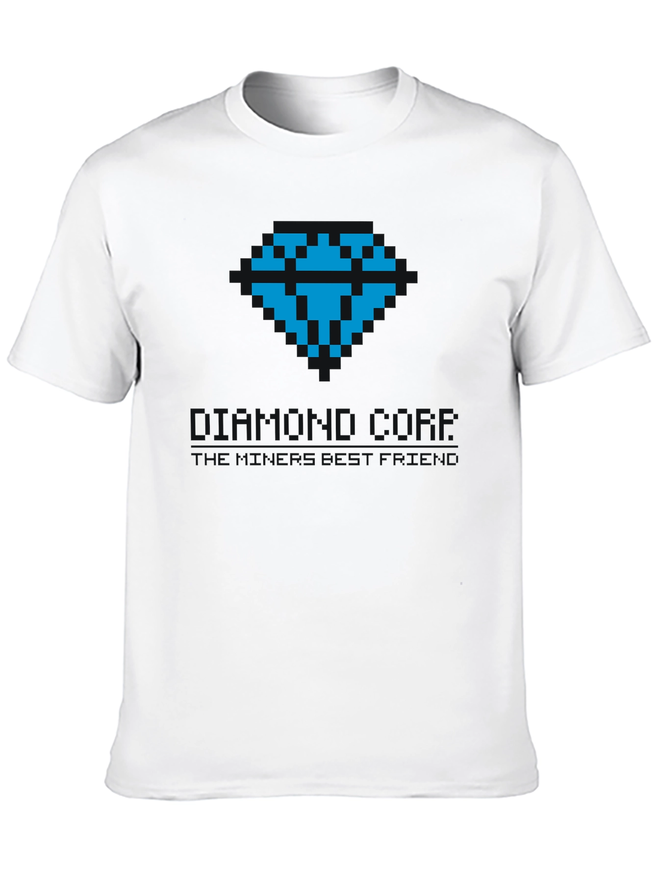 Pixel Art Diamond Tee - Classic Gamer Style