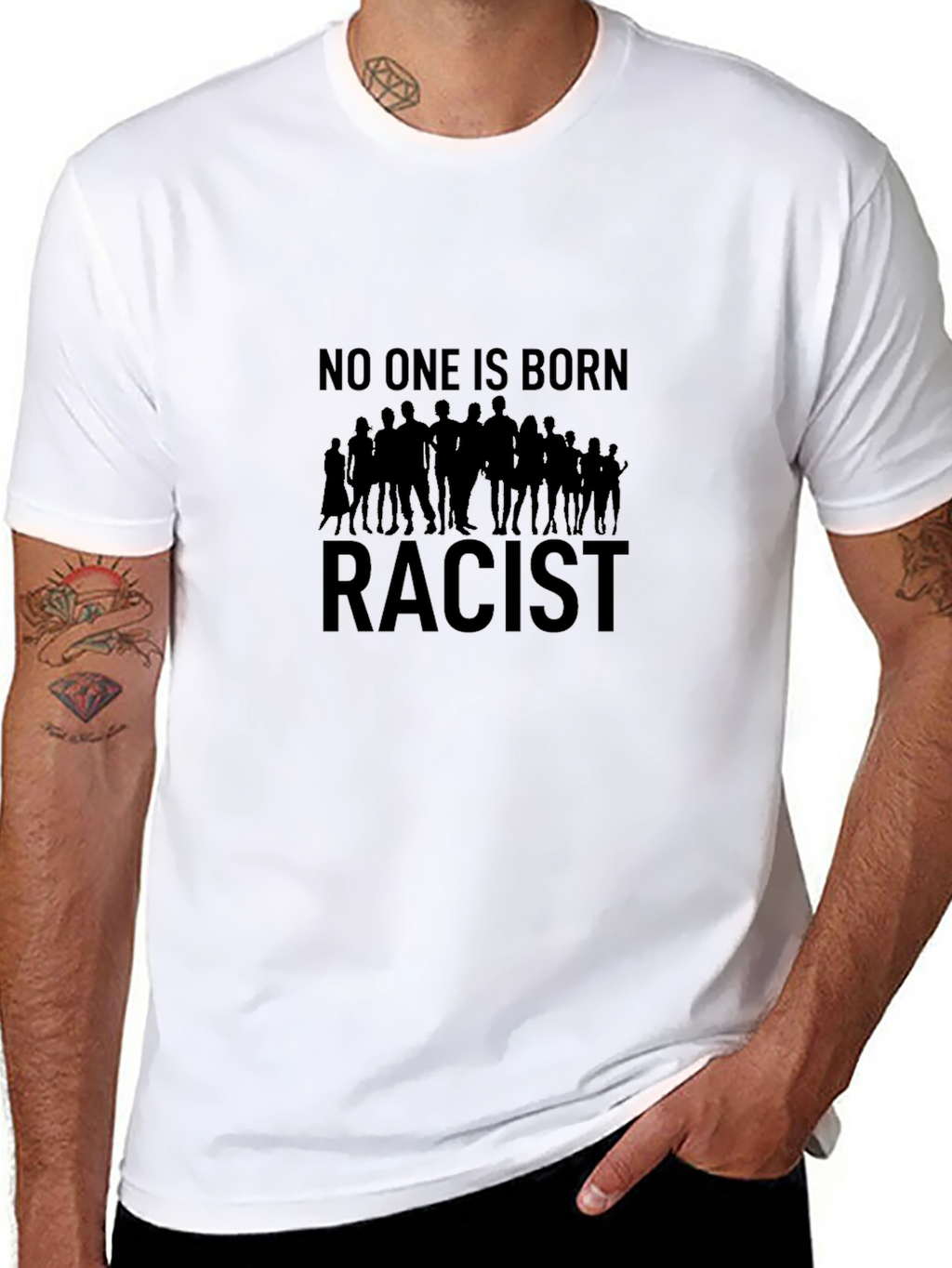 No One Is Born Racist T-Shirt